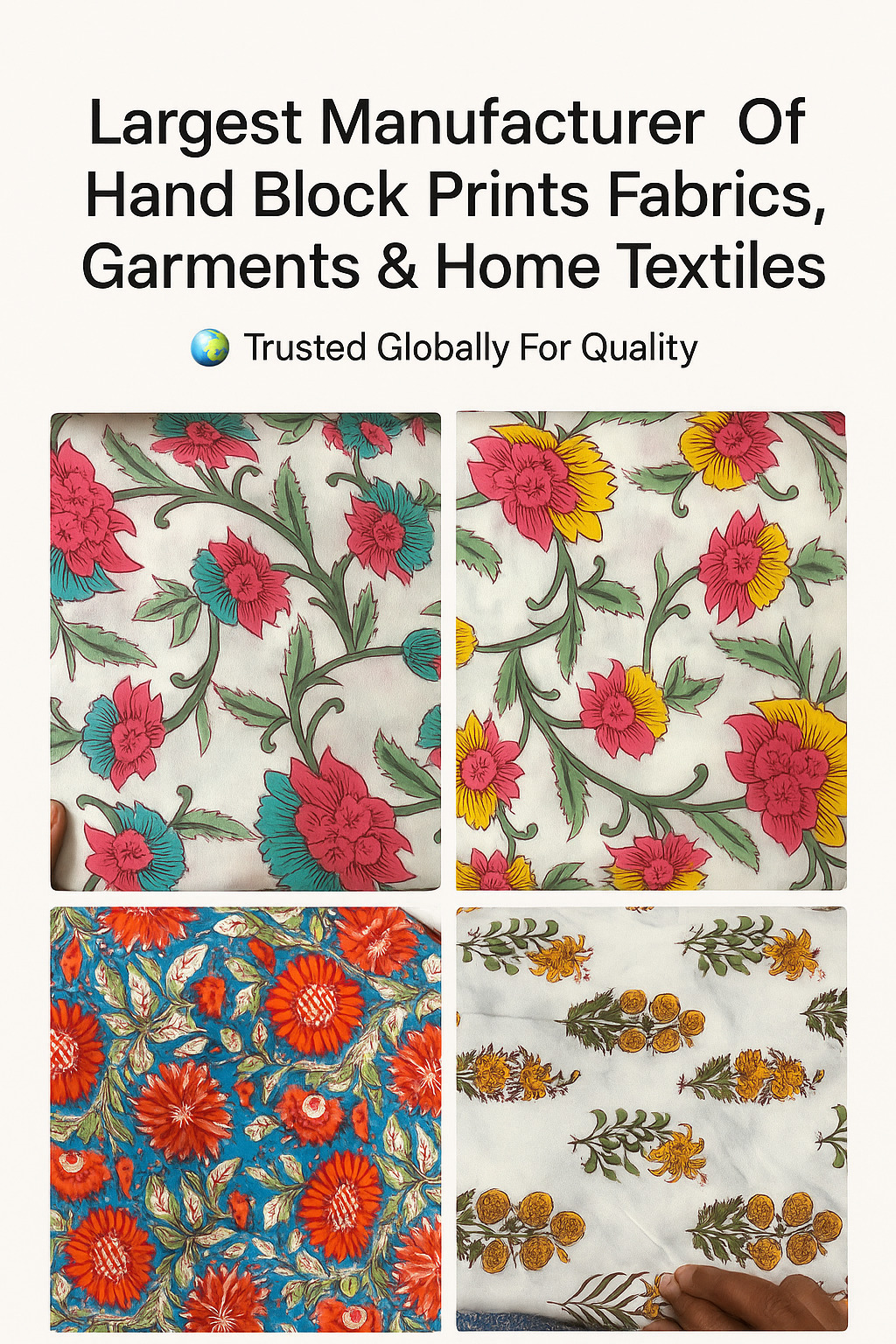 Hand Block Print Fabric Manufacturer